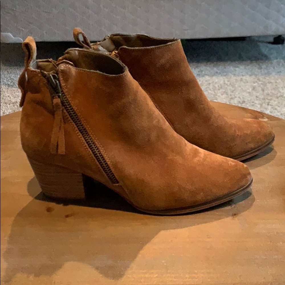 Sole society cognac booties